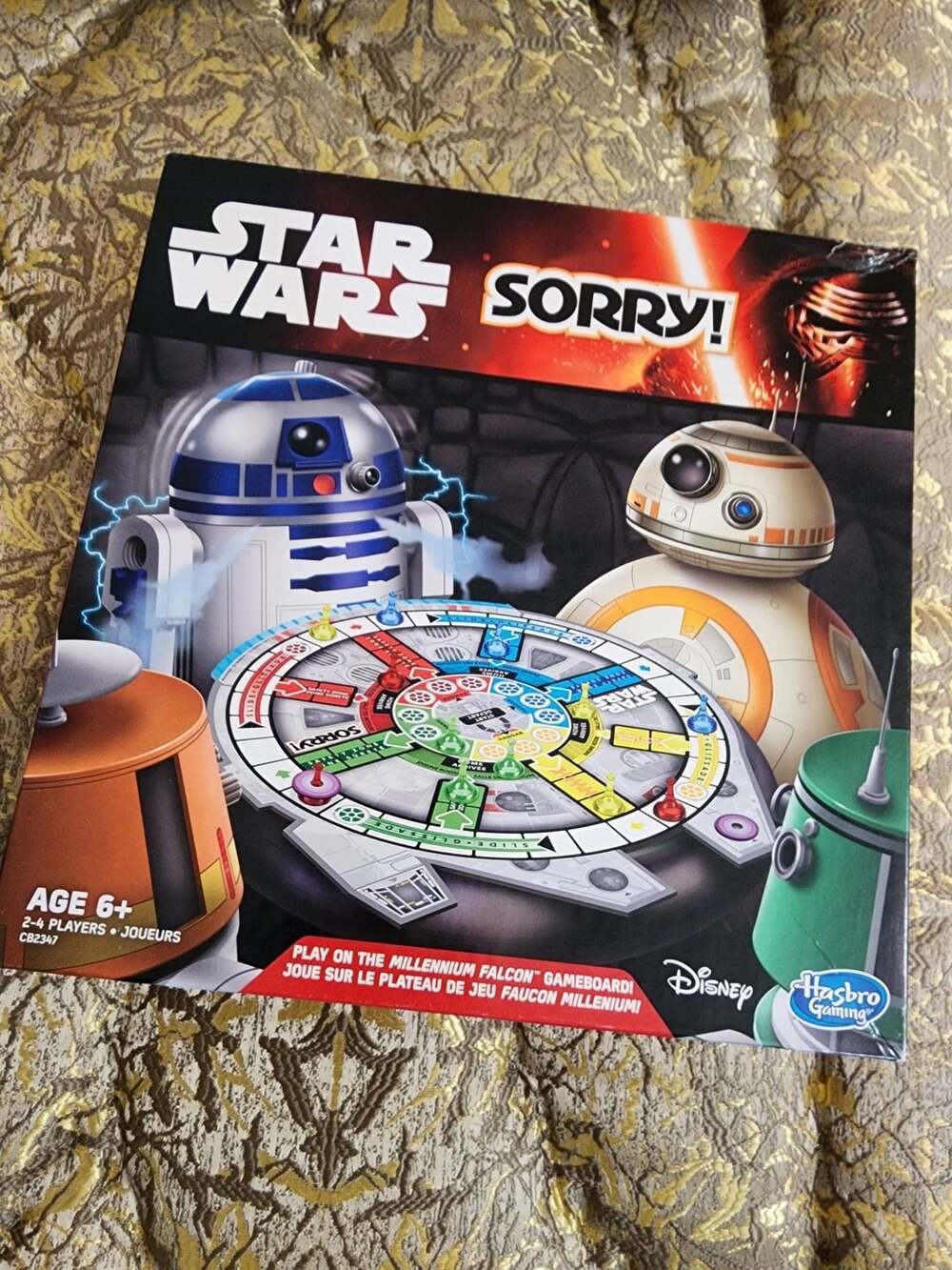 Hasbro Gaming Star Wars Sorry! Board Game Complete Used Good